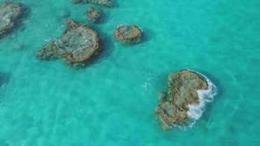 Bermuda 'daki manzara ve plajların havası.