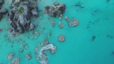 Bermuda 'daki manzara ve plajların havası.