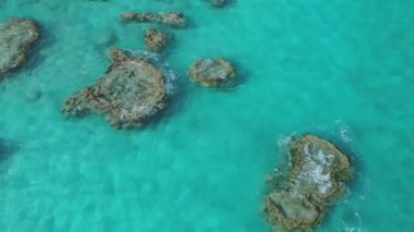 Bermuda 'daki manzara ve plajların havası.