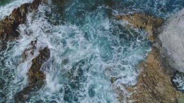 Bermuda 'daki manzara ve plajların hava görüntüleri.