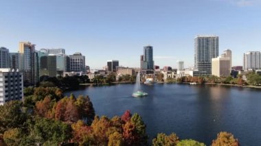 Şehir merkezindeki Orlando, Florida hava