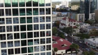 Şehir merkezindeki Orlando, Florida hava