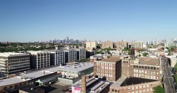 Luftaufnahmen Von Jersey City New Jersey — Stockvideo