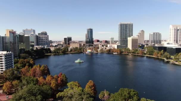 Aérea Del Centro Orlando Florida — Vídeo de stock