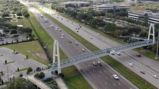 Luchtfoto Drone Beelden Van Heathrow Florida — Stockvideo