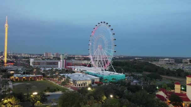 Vue Aérienne Centre Ville Orlando Floride — Video