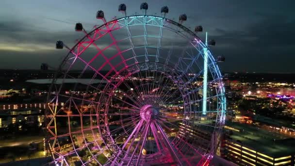 Aerial Eye Центре Орландо Флорида — стоковое видео