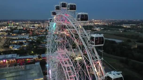 Luchtfoto Van Het Oog Orlando Florida — Stockvideo