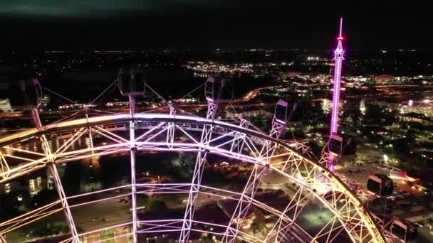 Aerial Eye Downtown Orlando Florida — Stock video