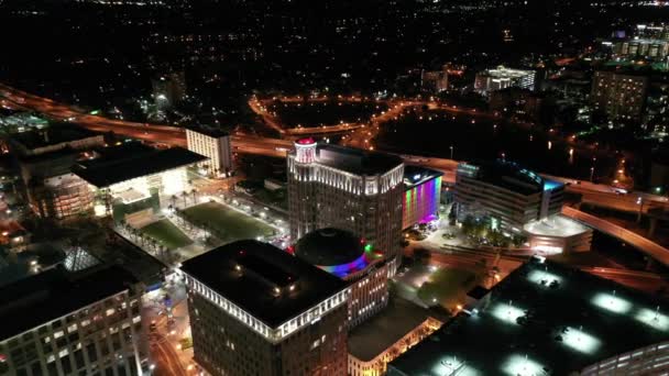 Aerial Downtown Orlando Florida — Stock Video