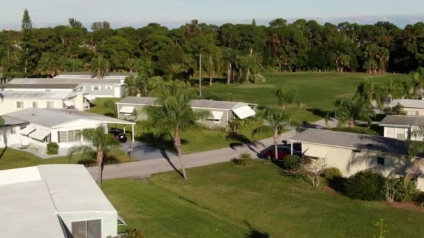 Spanyol Gölü Golf Köyü Havalimanı Port Lucie Florida — Stok video