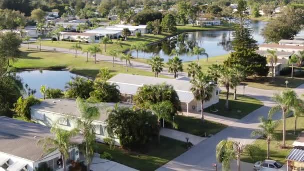 Spanyol Gölü Golf Köyü Havalimanı Port Lucie Florida — Stok video