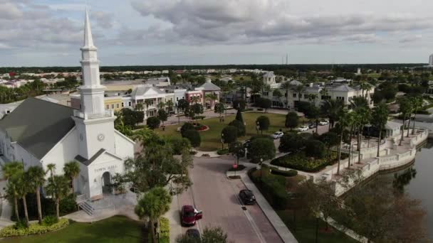 Aerial Tradition Port Lucie Florida — Stock Video