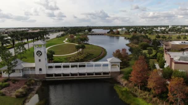 フロリダ州ポートセントルーシーの伝統の空中 — ストック動画