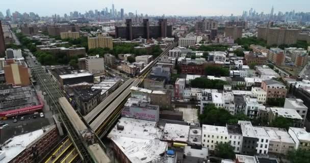 Vue Aérienne Bushwick Brooklyn 2018 — Video
