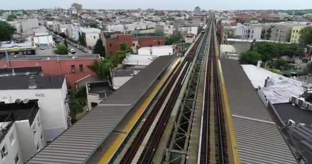 Aerial Bushwick Brooklyn 2018 — Stock Video