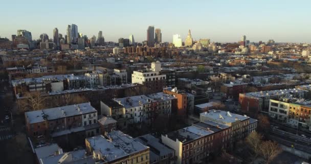 Aerial Williamsburg Neighborhood Brooklyn New York Though Its Become More Відеокліп