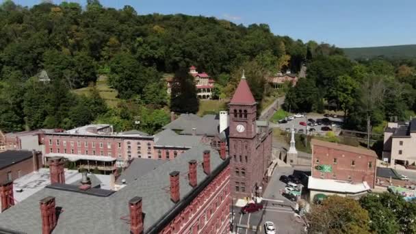 Jim Thorpe Uma Cidade Leste Pensilvânia Museu Centro Cultural Mauch — Vídeo de Stock