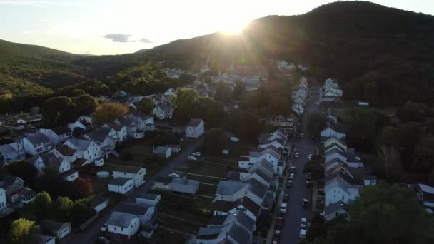 Jim Thorpe Een Stad Het Oosten Van Pennsylvania Het Mauch — Stockvideo