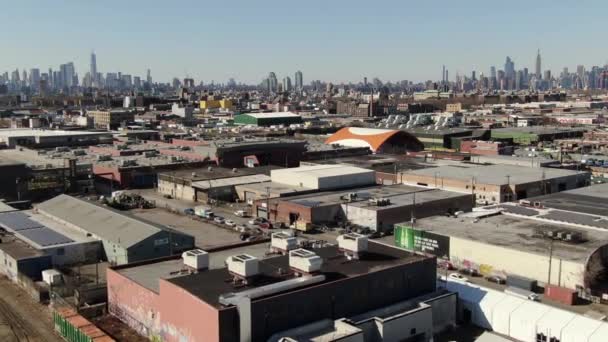 Aérea Bushwick Brooklyn — Vídeo de stock