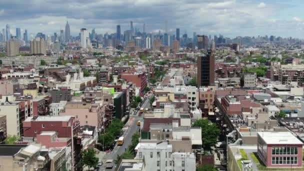 Aerial Bushwick Brooklyn — Stock video