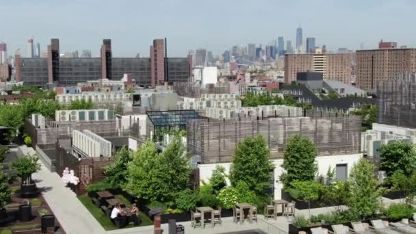 Bushwick Bairro Vibrante Brooklyn Nova York Caracterizado Por Seus Diversos — Vídeo de Stock