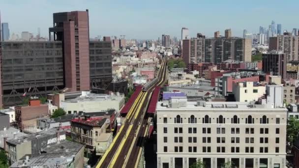 Bushwick Vibrant Neighborhood Brooklyn New York Characterized Its Diverse Landmarks — Stock Video