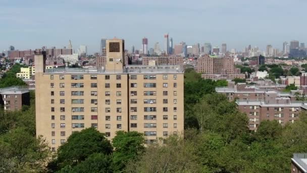 Bushwick Levande Stadsdel Brooklyn New York Kännetecknas Sina Olika Landmärken — Stockvideo