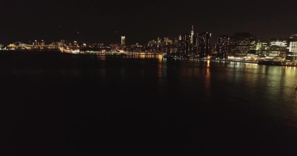 Aéreo Long Island City — Vídeo de Stock