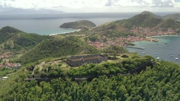 Vue Aérienne Paysage Guadeloupe — Video