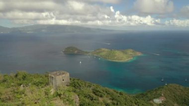 Guadeloupe 'daki manzara havası
