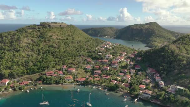 Légi Táj Guadeloupe Ban — Stock videók