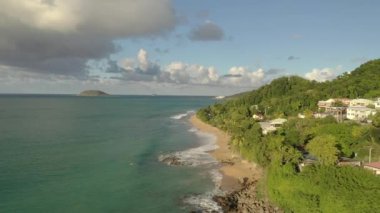 Guadeloupe 'daki manzara havası