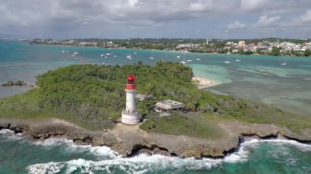 Légi Táj Guadeloupe Ban — Stock videók