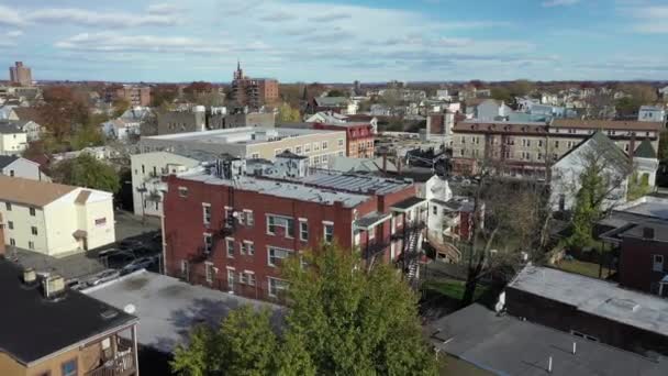 Luchtfoto Van Paterson New Jersey — Stockvideo