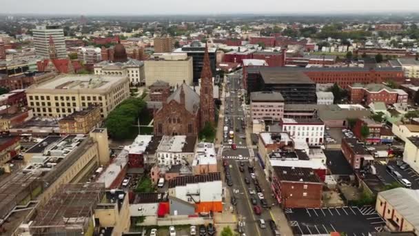 Flygfoto Paterson New Jersey — Stockvideo