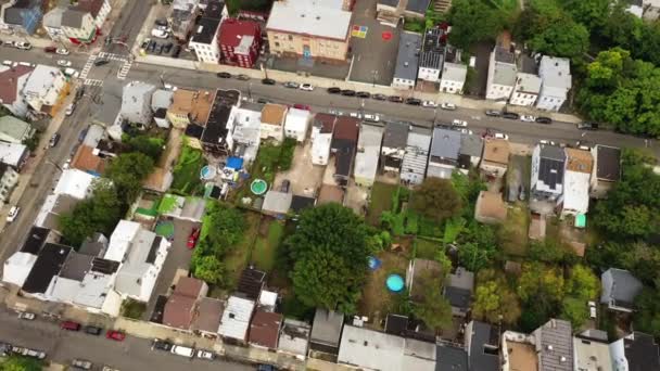 Luchtfoto Van Paterson New Jersey — Stockvideo