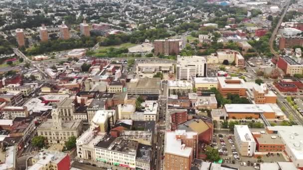 Flygfoto Paterson New Jersey — Stockvideo