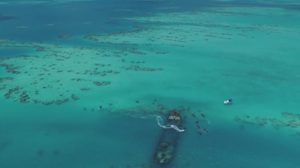 Praias Paisagem Nas Bermudas — Vídeo de Stock