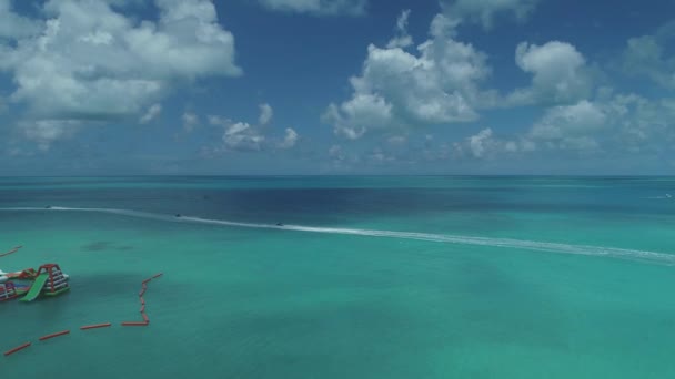 Aerial Plaż Krajobrazu Bermudach — Wideo stockowe