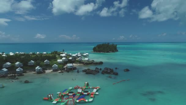 Вид Пляжів Ландшафту Бермудських Островах — стокове відео