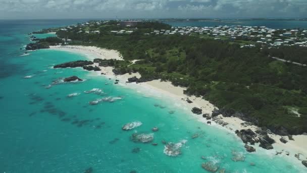 Aérea Playas Bermudas — Vídeos de Stock