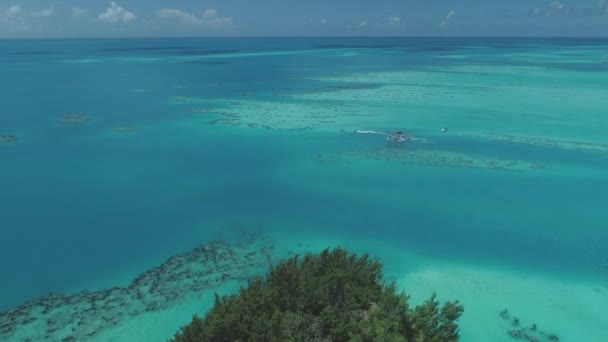 Aerial Beaches Bermuda — Stock Video