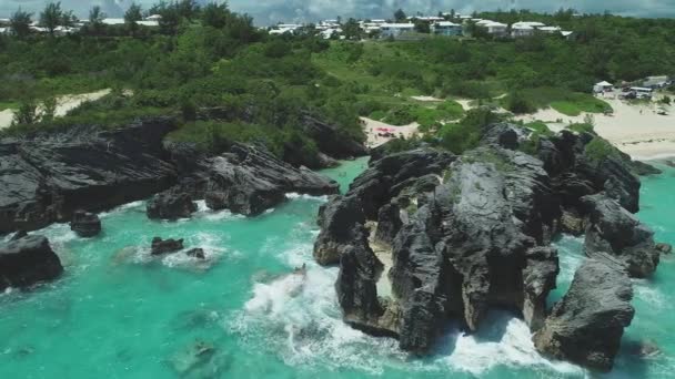 Letectví Pláží Bermudách — Stock video
