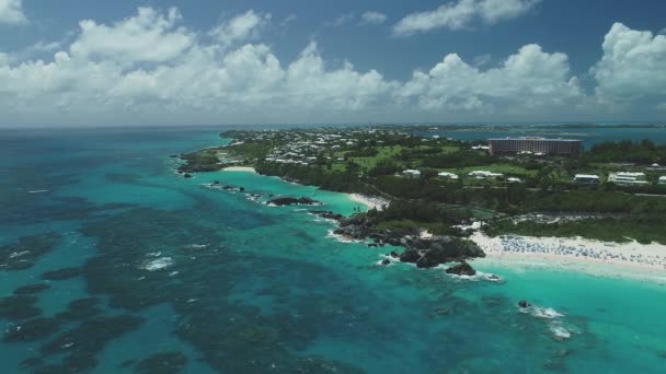 Вид Пляжів Бермудських Островах — стокове відео