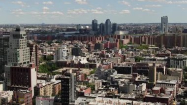 Aerial of the Lower East Side, New York City