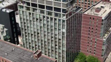 Aerial of the Lower East Side, New York City