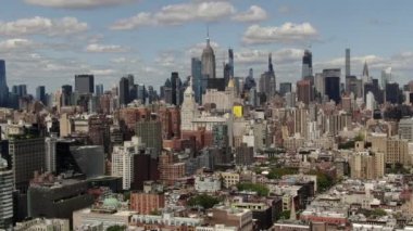 Aerial of the Lower East Side, New York City