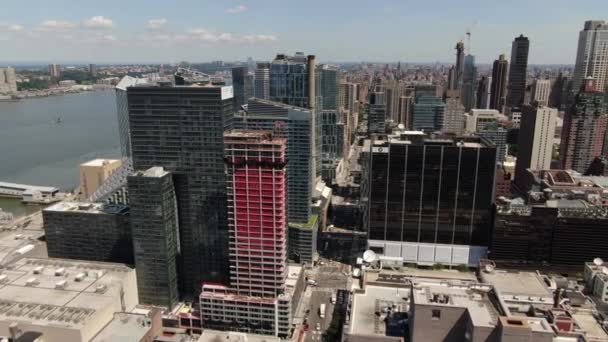 ニューヨーク州ミッドタウンの空中 — ストック動画