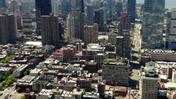Aerial Midtown Nyc — Stock video